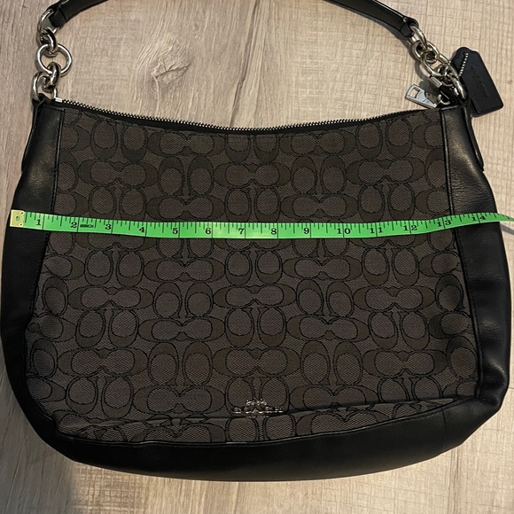 Coach Black and Gray Hobo Bag Like New! Barely used! - Picture 7 of 8